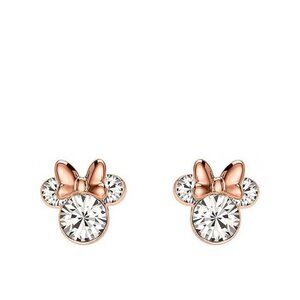 Rose Gold Minnie Mouse Earrings